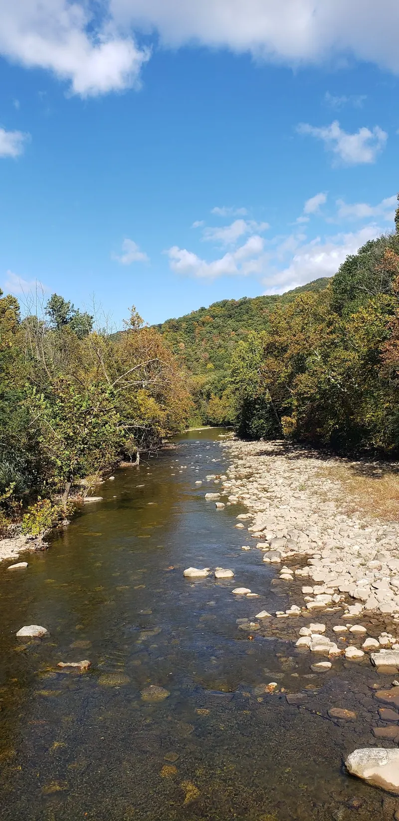 Rocky river channel in the Bemis Campground photo collection; regional context, not an identified High Falls or Mule Hole entry